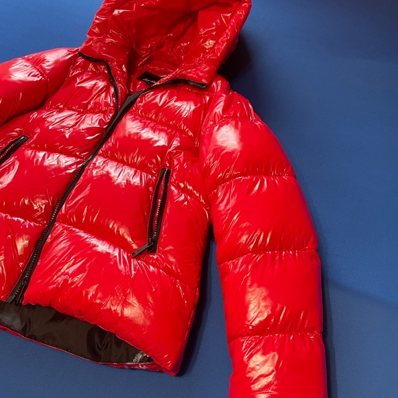 Sam Edelman Shiny Red Jacket - Picture 2 of 10